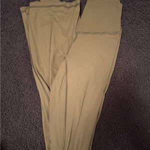 Aerie Green Flare leggings